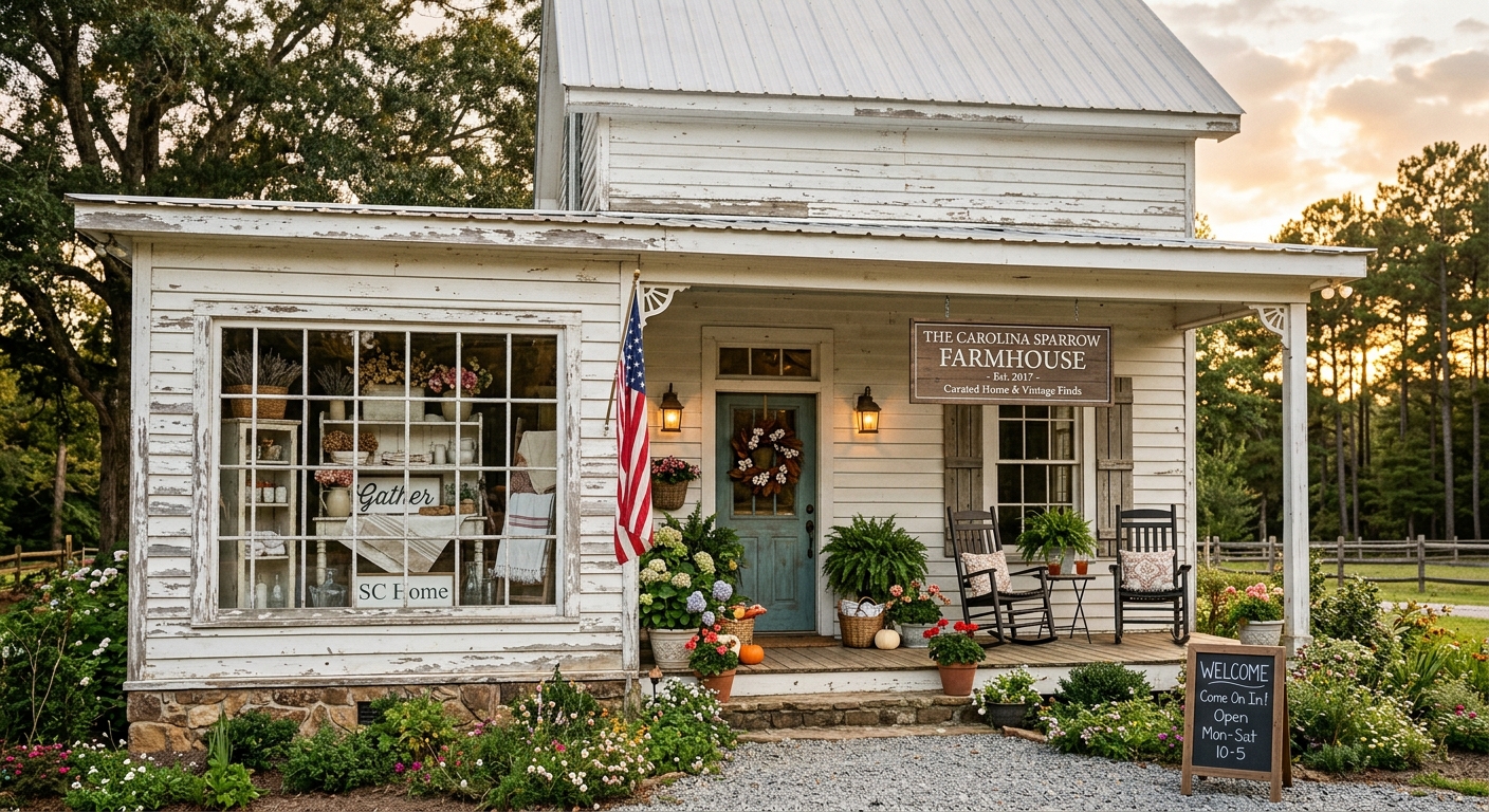 Simply Shabby Carolina farmhouse decor