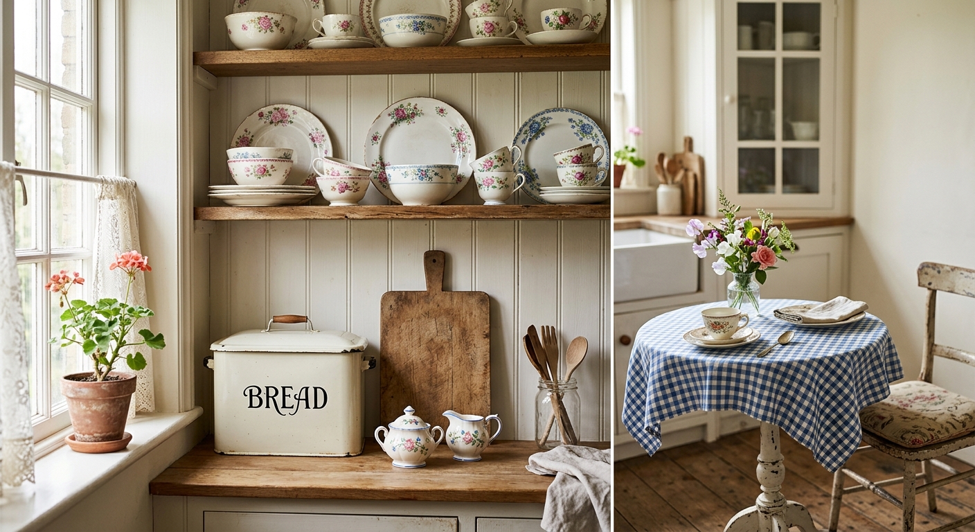 How to Style a Shabby Chic Kitchen That Feels Timeless